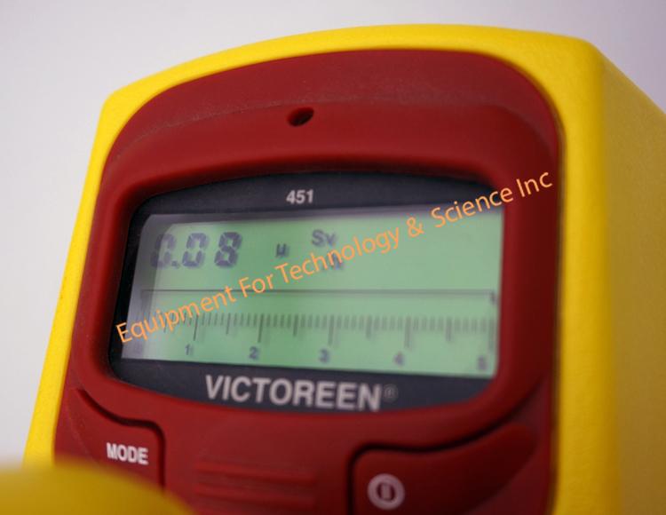 Fluke BiomedicalVictoreen 451P ion chamber survey meter with dose