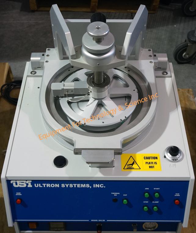 Ultron UH130 wafer expander (2016) with pneumatic ram and motorized circular cutter for up to 150mm wafers